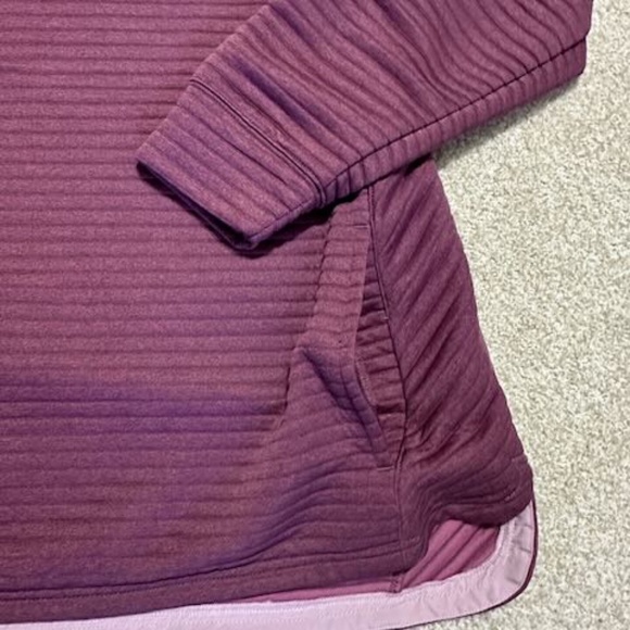 L.L. Bean Airlight Knit Crewneck Pullover Womens XL Petite Berry Heather - Picture 8 of 8